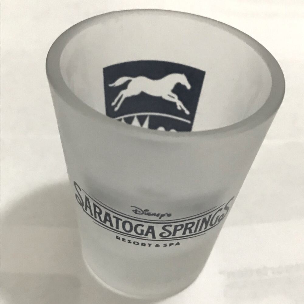 Disney's Saratoga Spring's Resort and Spa Frosted Shot Glass